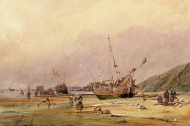 Calais Sands, 1831 (wc og kropsfarve på papir)